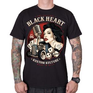 Black Heart Victoria férfi póló fekete
