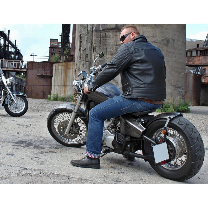 Motoros bőrdzseki RSA Old School - II. minőség