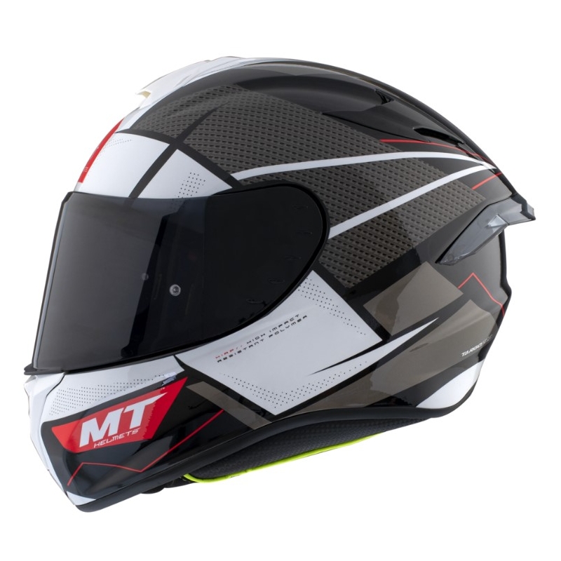 MT FF106 Pro Targo Pro Podium B0 zárt bukósisak fekete-fehér kiárusítás