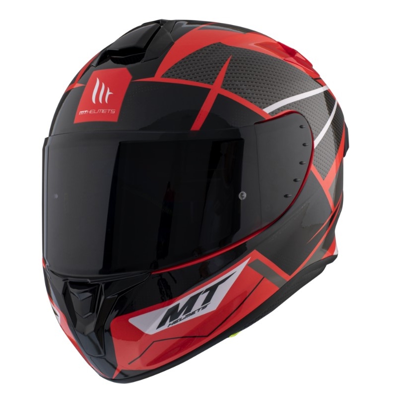MT FF106 Pro Targo Pro Podium D5 zárt bukósisak piros-fekete kiárusítás