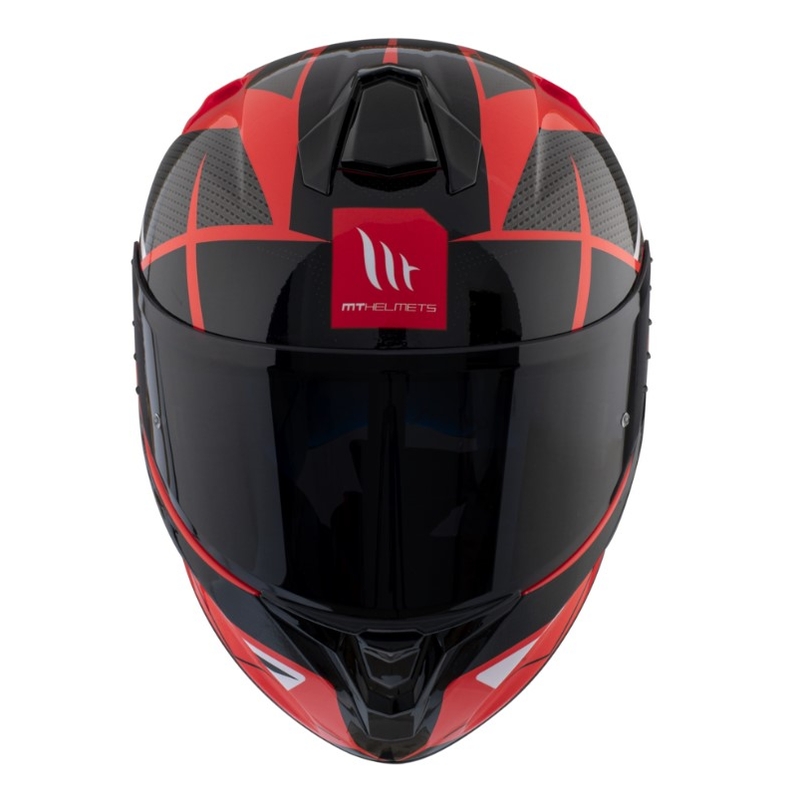 MT FF106 Pro Targo Pro Podium D5 zárt bukósisak piros-fekete kiárusítás