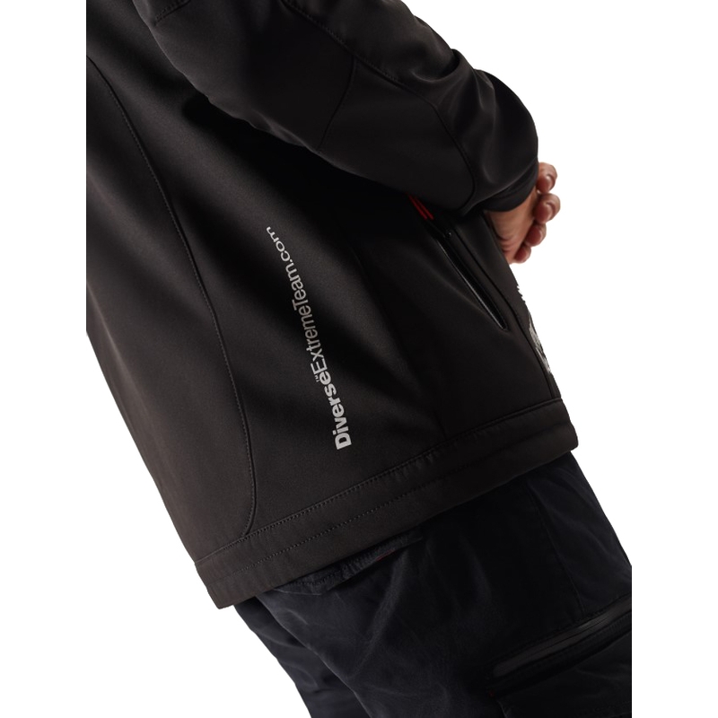 Férfi softshell kabát DAKAR Sotix piros-fekete