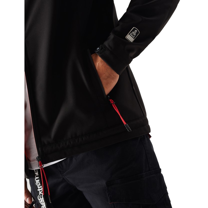 Férfi softshell kabát DAKAR Sotix piros-fekete