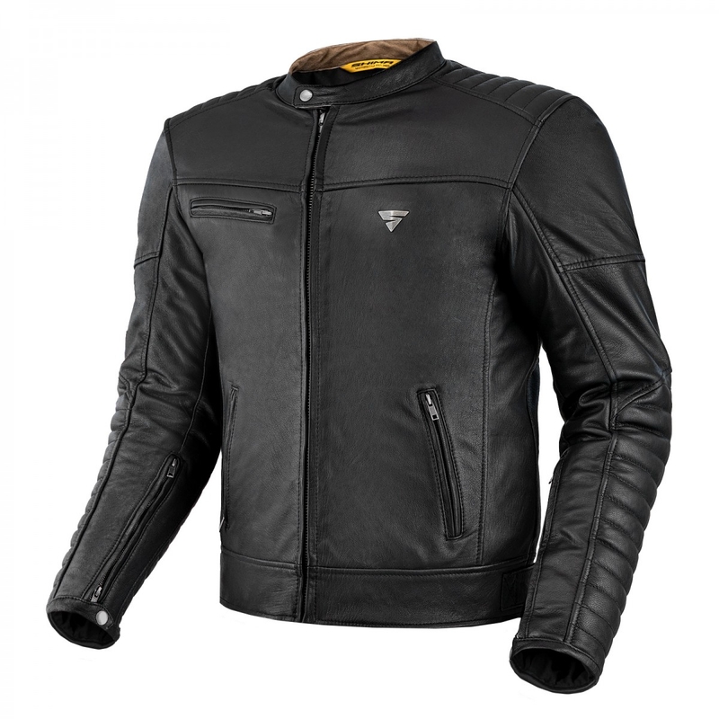 Shima Winchester 2.0 motoros bőr dzseki fekete - II. minőség