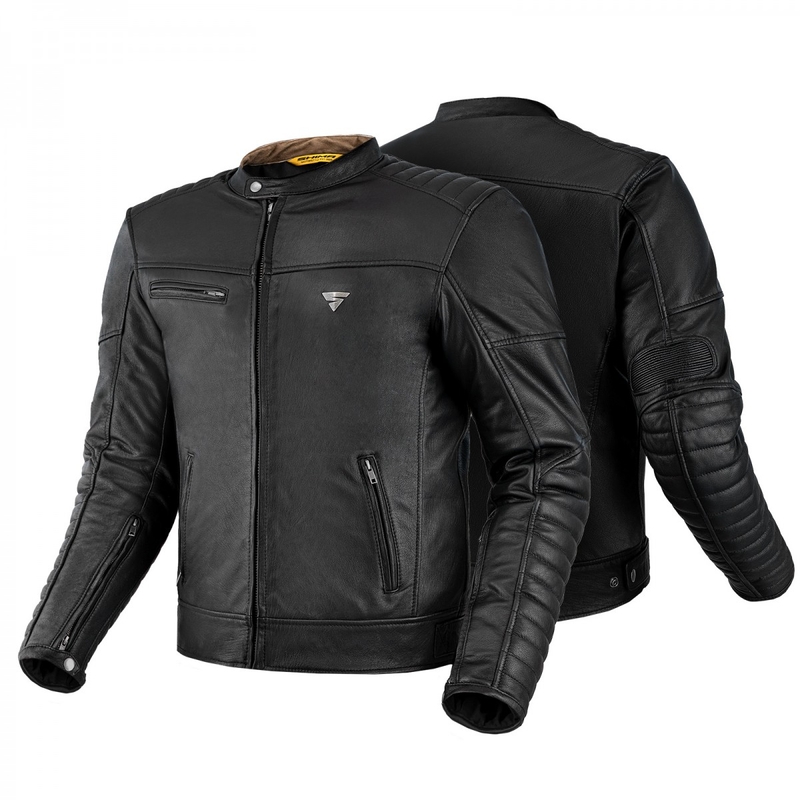 Shima Winchester 2.0 motoros bőr dzseki fekete - II. minőség