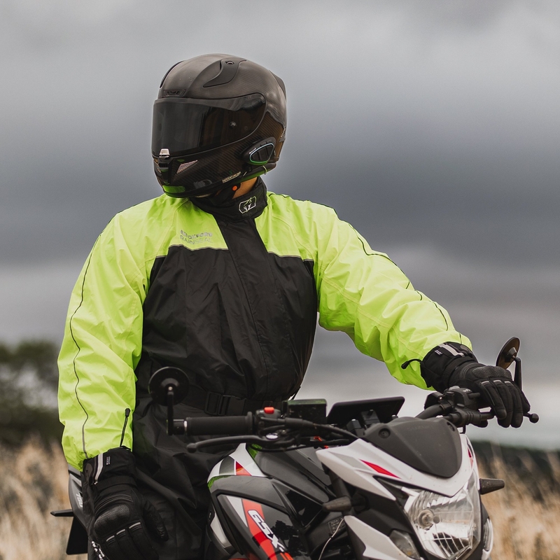 Oxford Rain Seal 22 vízálló overál fekete-fluo sárga