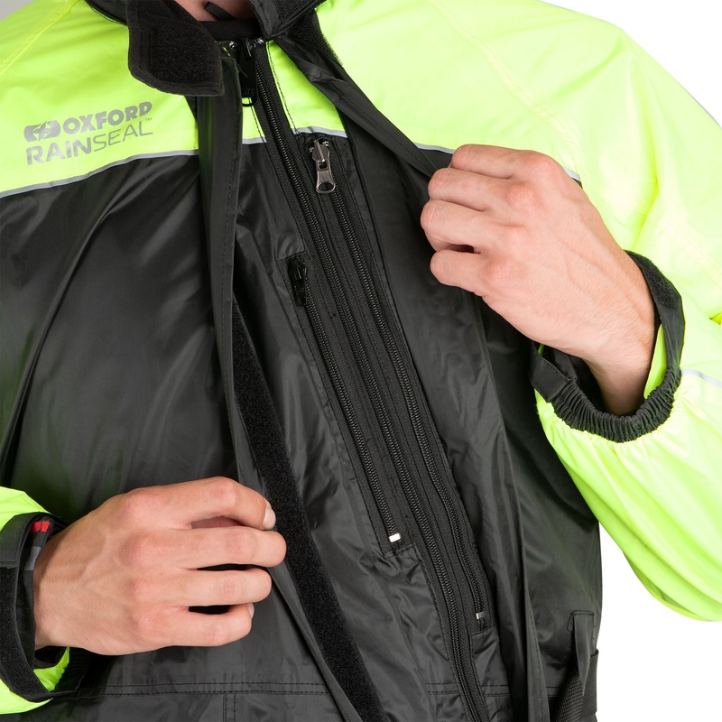 Oxford Rain Seal 22 vízálló overál fekete-fluo sárga