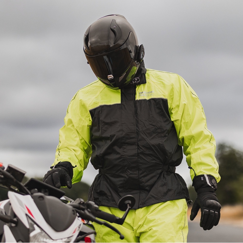 Oxford Rain Seal 22 esőkabát fekete-fluo sárga