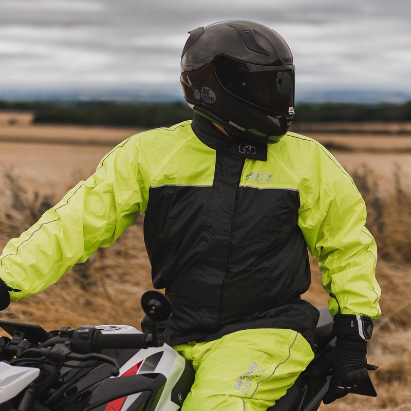Oxford Rain Seal 22 esőkabát fekete-fluo sárga
