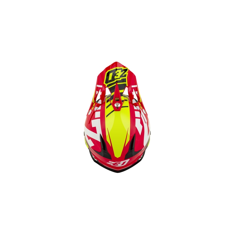 ZED X1.9 motocross bukósisak piros-fluo sárga-fekete-fehér