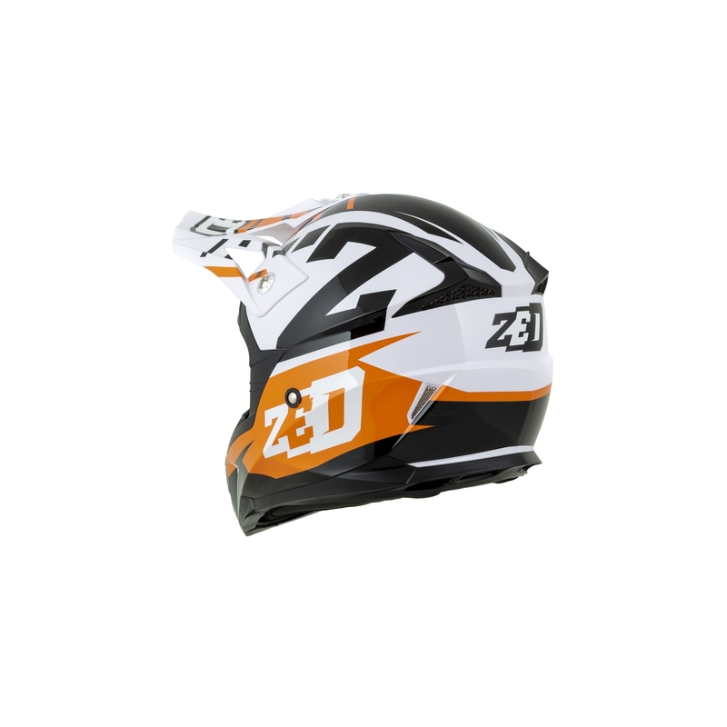 ZED X1.9D gyerek motocross bukósisak narancssárga-fekete-fehér