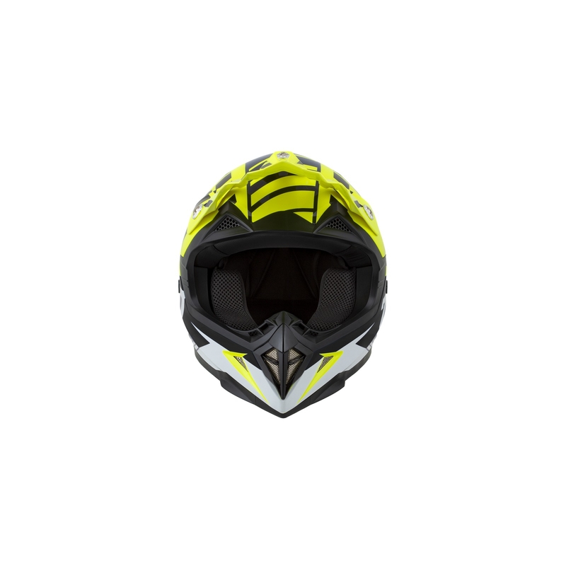 ZED X1.9D gyerek motocross bukósisak fluo sárga-fekete-fehér