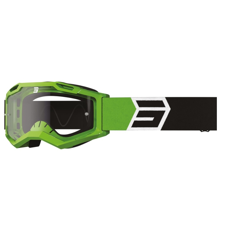 Shot Assault 2.0 Solar motocross szemüveg fekete-zöld
