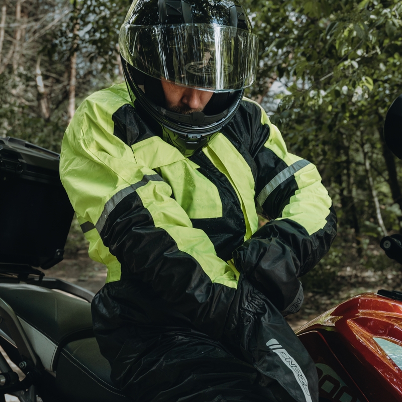 Esőoverál Ozone OZ-141 fekete-neon sárga