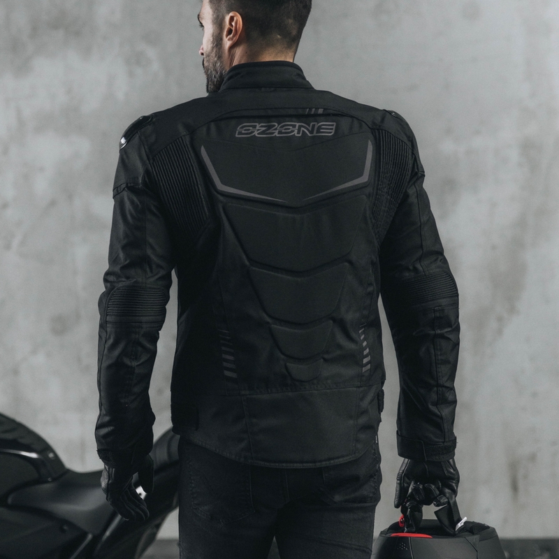 Ozone Pulse motoros kabát fekete-szürke