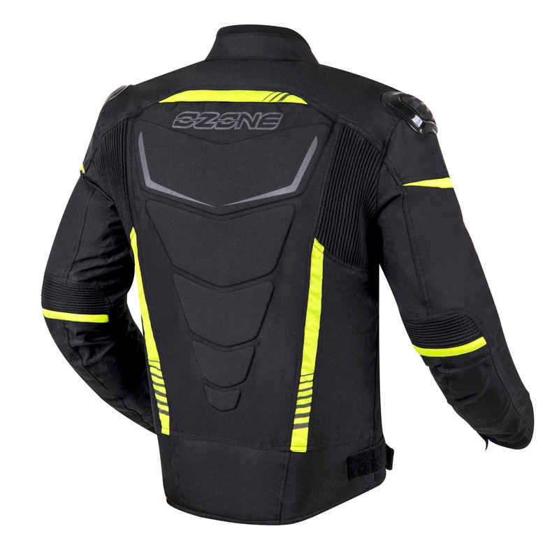 Ozone Pulse motoros kabát fekete-fluo sárga