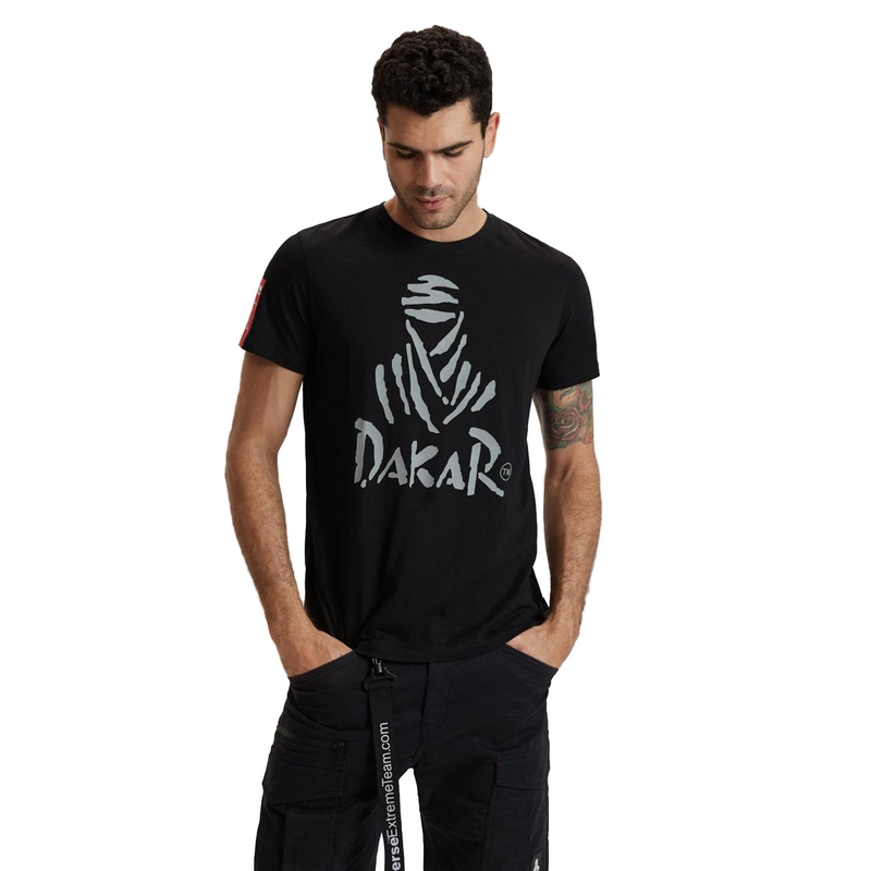 DAKAR S 0123 póló fekete