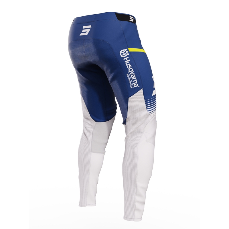 Shot Aerolite Husqvarna LE 2023 motocross nadrág fehér-kék kiárusítás
