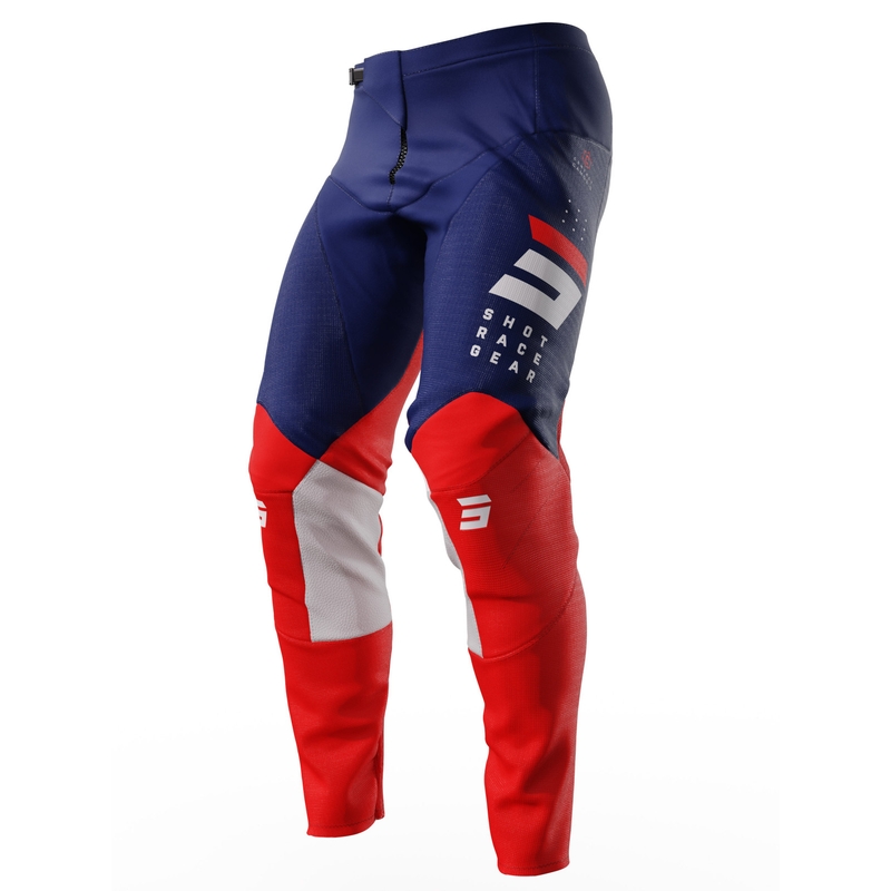 Shot Contact Camo 2.0 motocross nadrág piros-kék kiárusítás