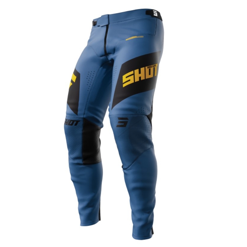 Shot Aerolite Ultima motocross nadrág fekete-sárga-kék