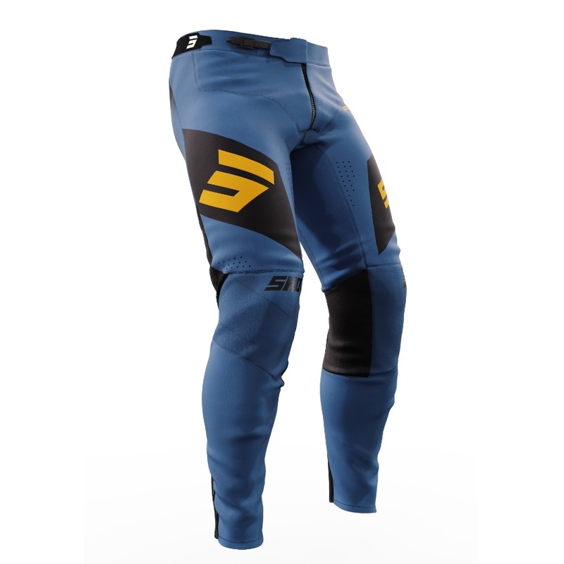 Shot Aerolite Ultima motocross nadrág fekete-sárga-kék
