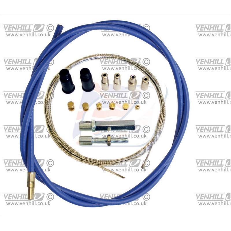 Gázkábel univerzális készlet Venhill 6mm OUTER (1.35m) kék