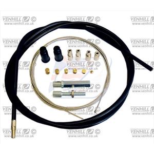 Gázkábel univerzális készlet Venhill U01-4-100-BK 1,35 m (kétütemű) fekete