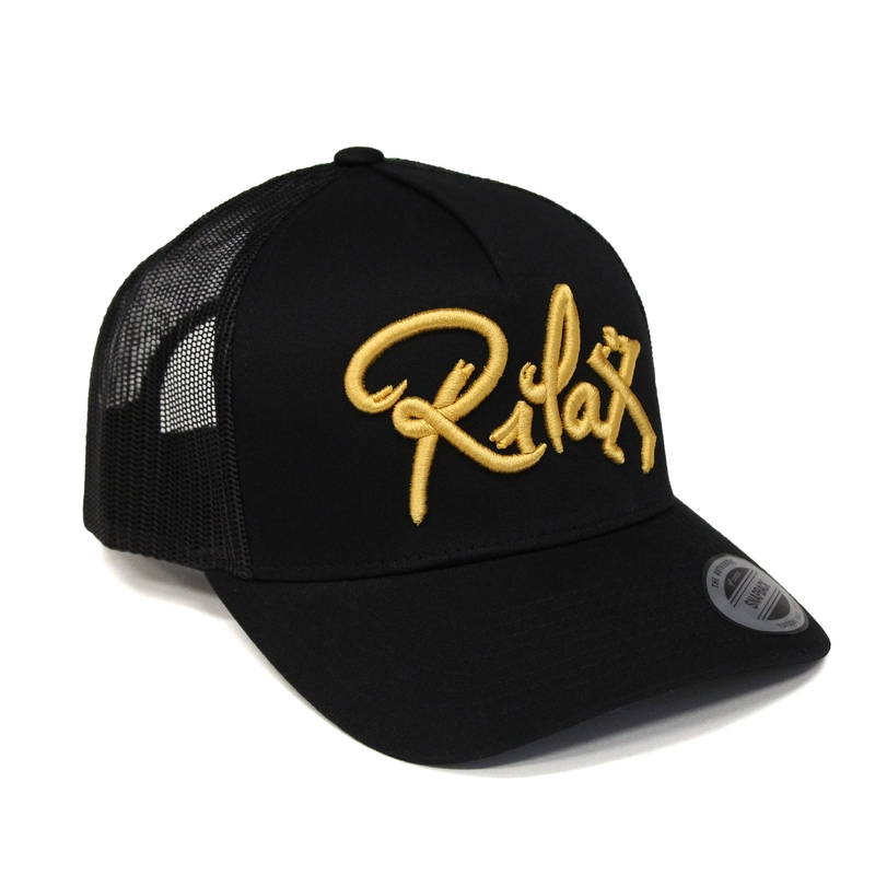 Rilax hálós baseball sapka fekete-arany