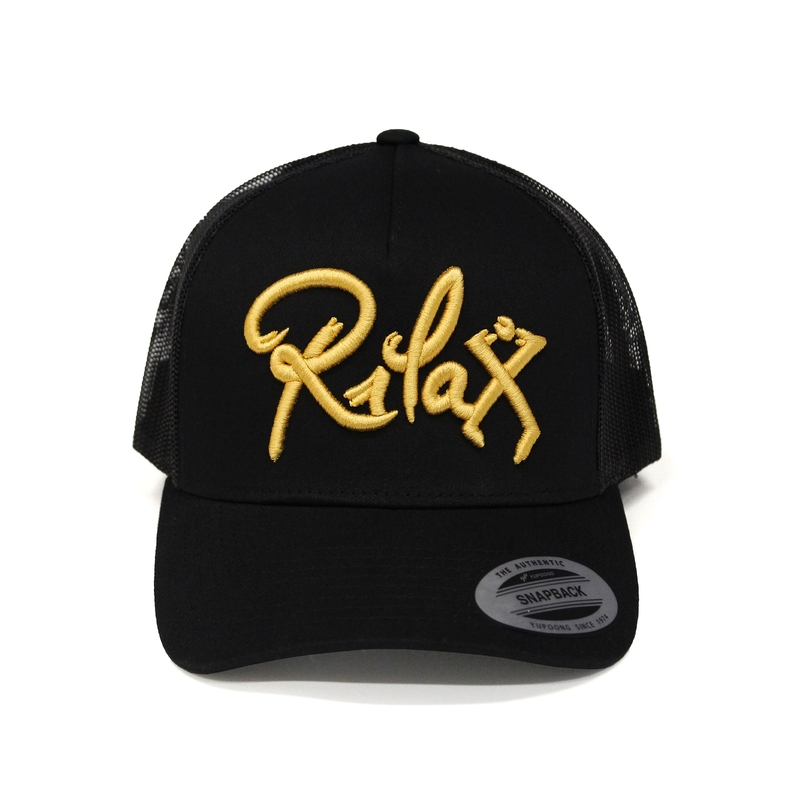 Rilax hálós baseball sapka fekete-arany