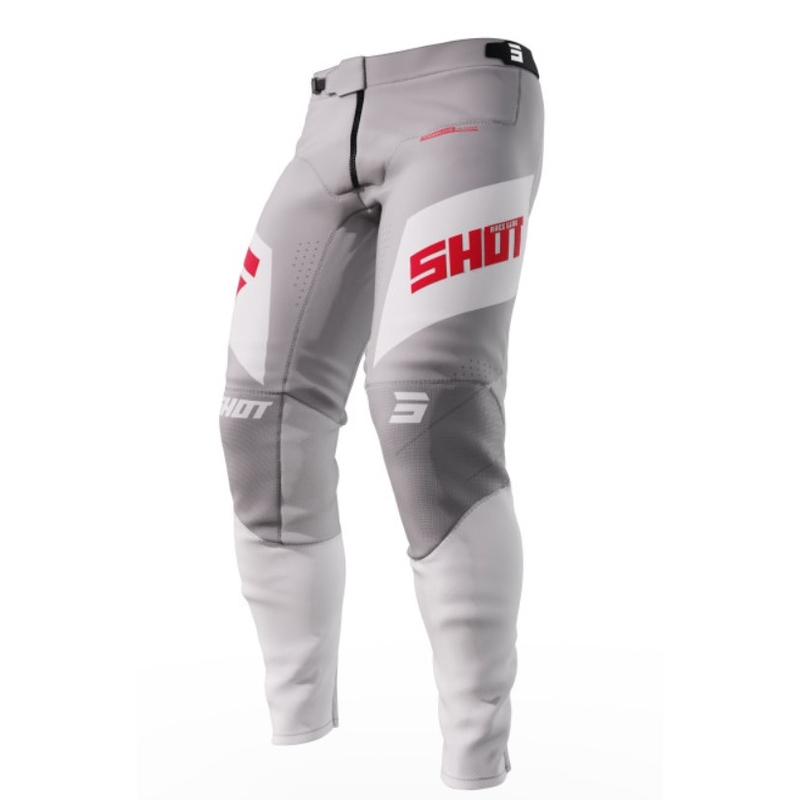 Shot Aerolite Ultima motocross nadrág piros-fehér-szürke