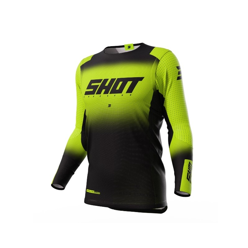 Shot Aerolite Ultima motocross mez fekete-fluo sárga