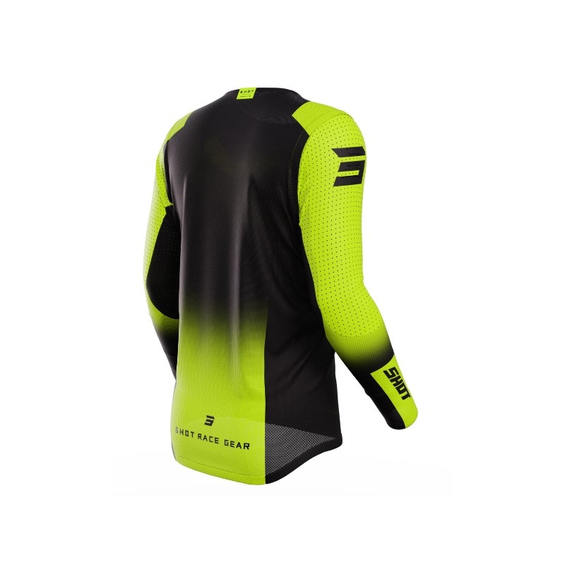 Shot Aerolite Ultima motocross mez fekete-fluo sárga
