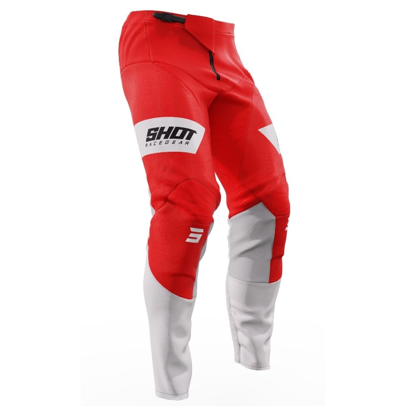 Shot Contact Scope motocross nadrág fehér-piros kiárusítás