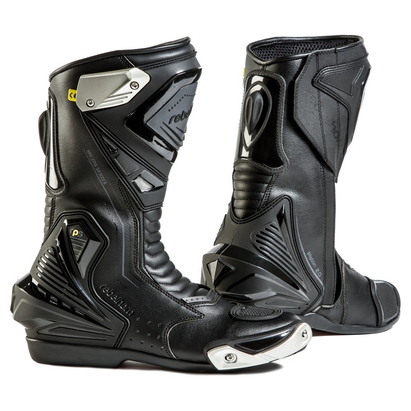 Magasszárú motoros csizma Rebelhorn Piston II CE fekete - II. minőség