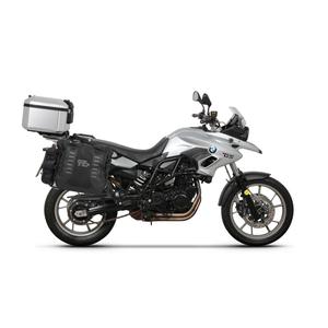 Complete set of SHAD TERRA TR40 adventure saddlebags and SHAD TERRA aluminium 48L topcase, including mounting kit SHAD BMW F 650 GS/ F 700 GS/ F 800 GS