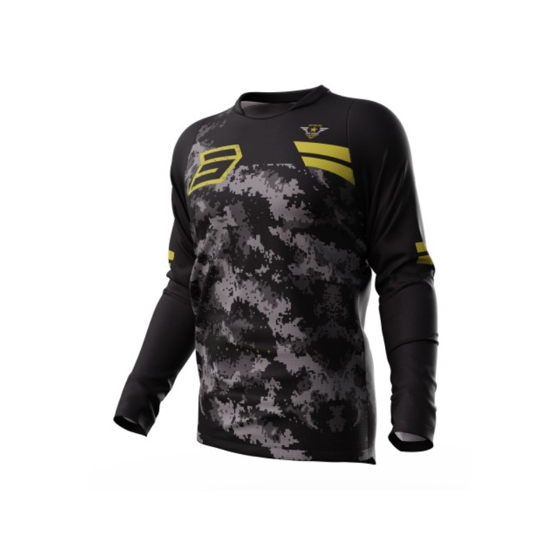 hot Devo Army motocross mez fekete-szürke-arany kiárusítás