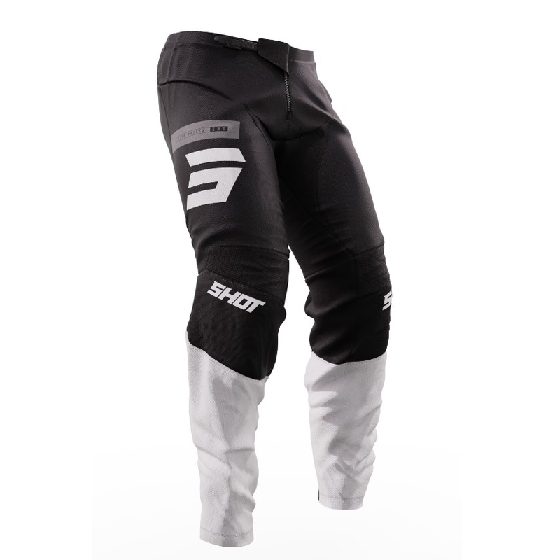Shot Devo Reflex motorcross nadrág fekete-fehér kiárusítás