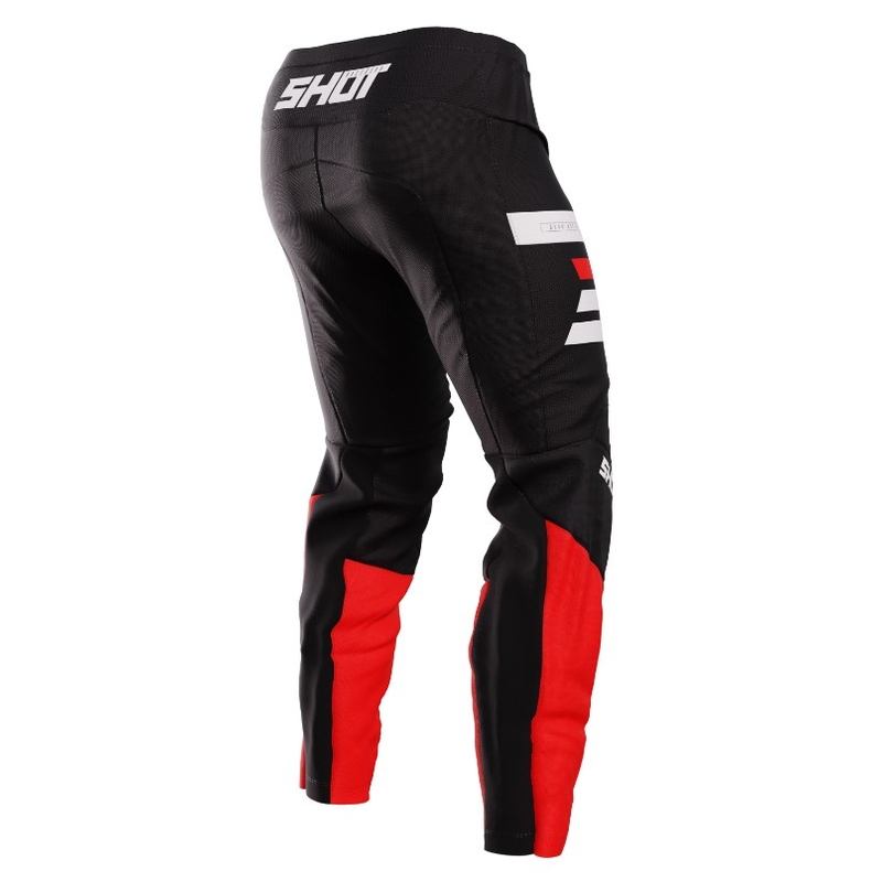 Shot Devo Reflex motocross nadrág fekete-piros kiárusítás