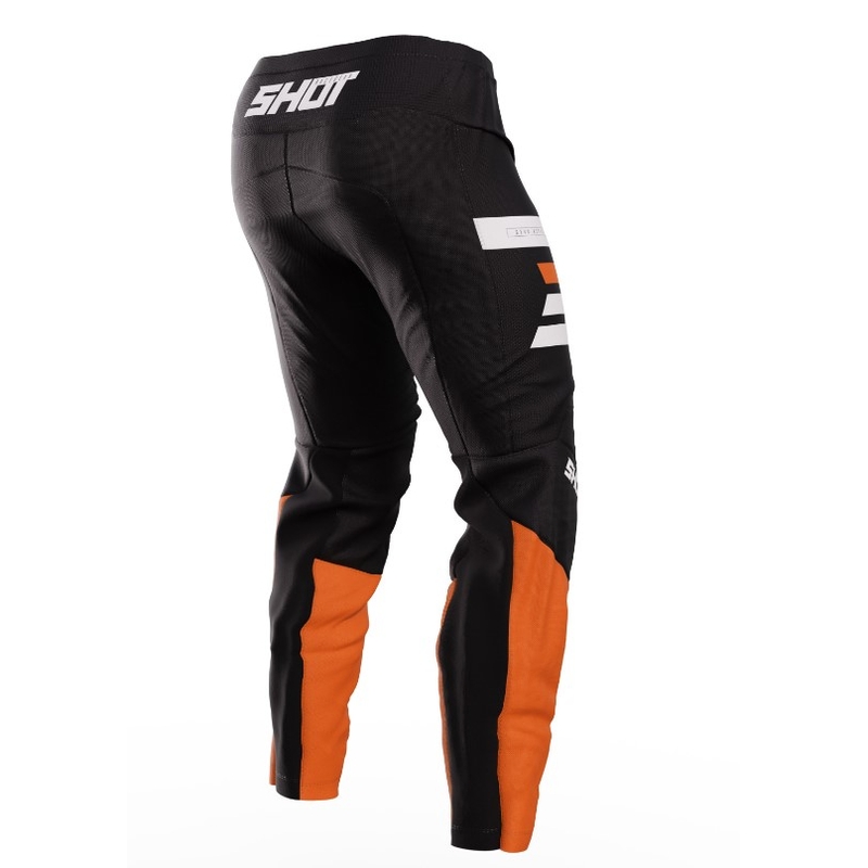 Shot Devo Reflex motocross nadrág fekete-narancssárga kiárusítás