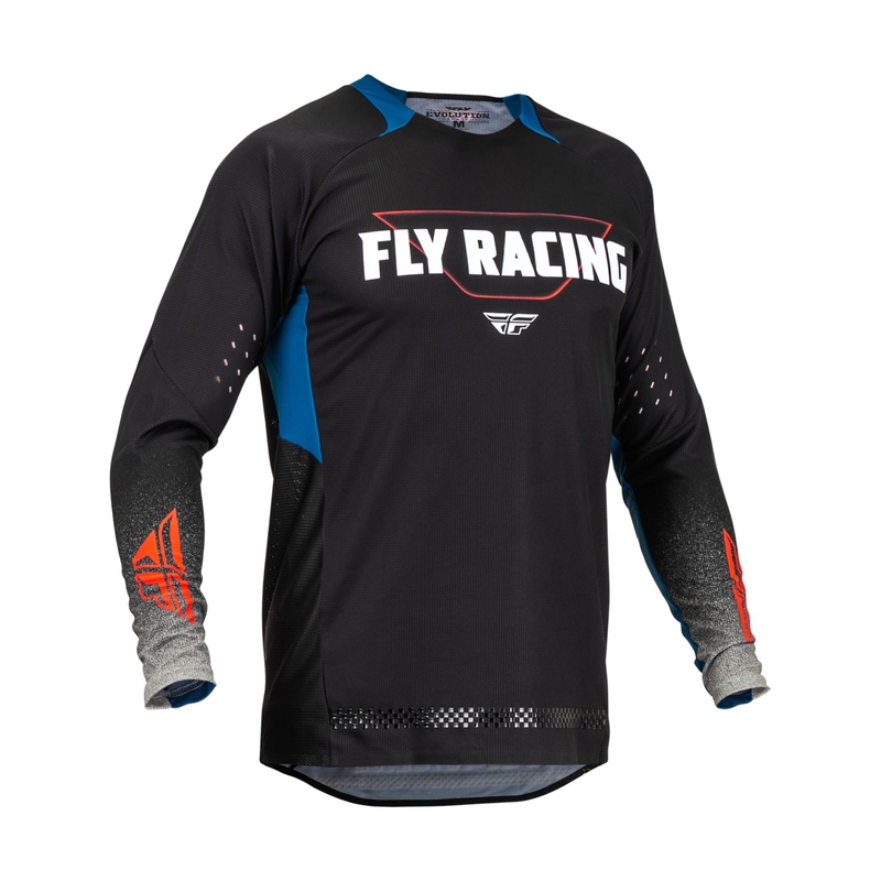 FLY Racing Evolution DST. motocross mez kék-szürke-fekete kiárusítás