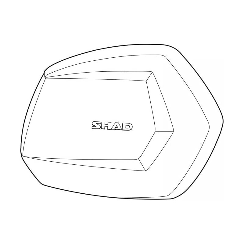 Spare part SC lid SHAD jobb Alumínium