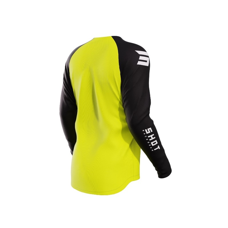 Shot Raw Kid Escape gyerek motocross mez fekete-fluo sárga kiárusítás
