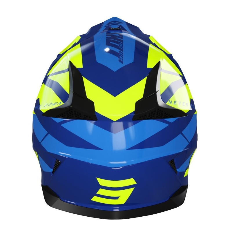 Shot Pulse Kid Revenge gyerek motocross bukósisak kék-fluo sárga kiárusítás