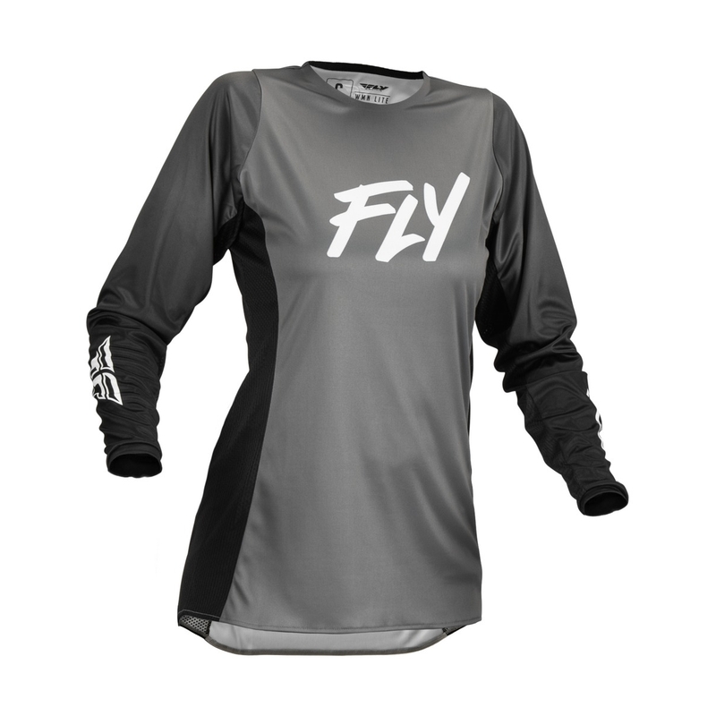 FLY Racing Lite 2023 női motocross mez szürke-fekete kiárusítás
