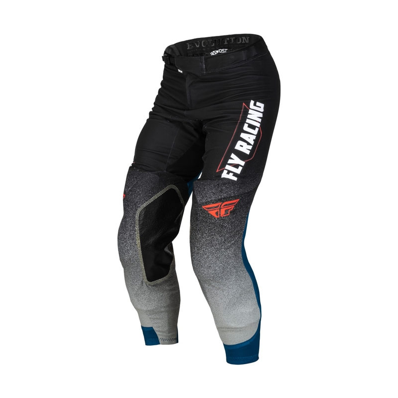 FLY Racing Evolution DST. motocross nadrág fekete-szürke-kék kiárusítás