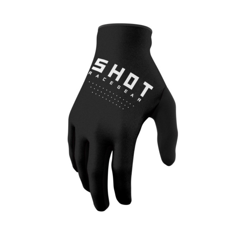 Shot Raw motocross kesztyű fekete-fehér kiárusítás