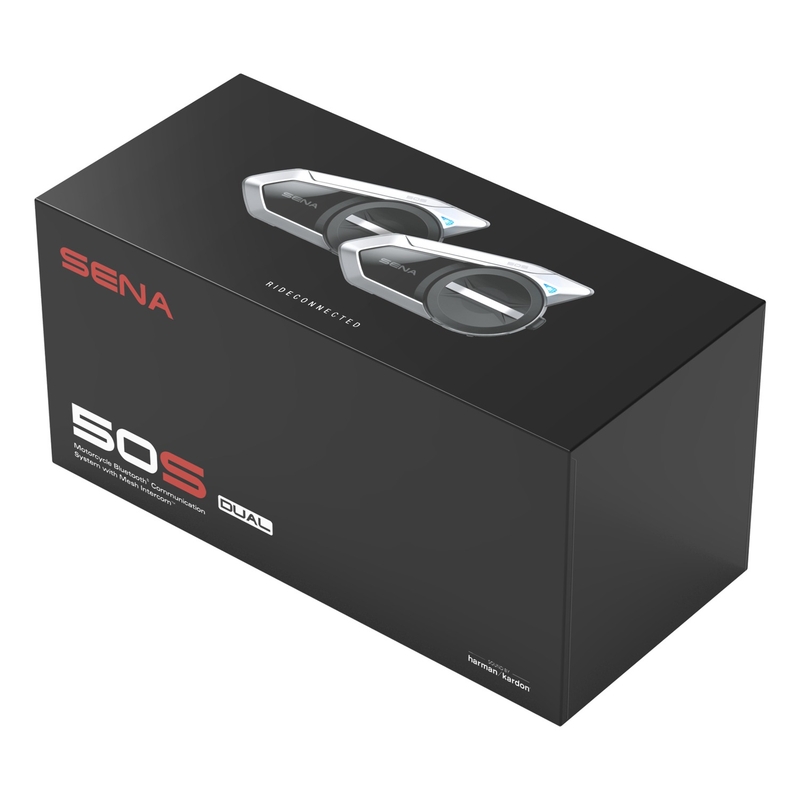 SENA 50S Bluetooth Intercom handsfree headset 2 db-os szett