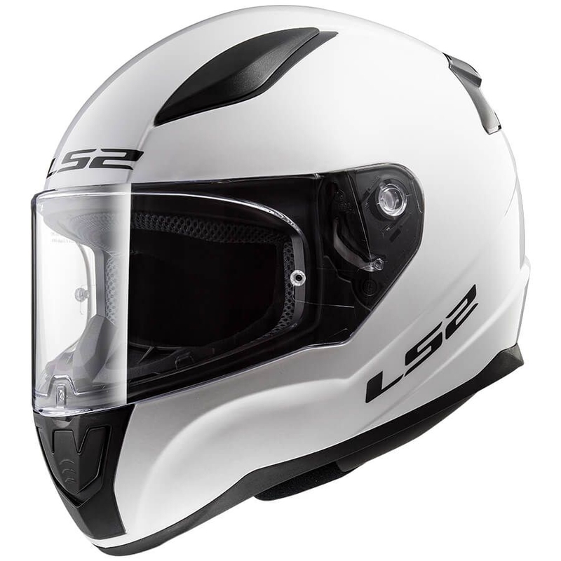 LS2 FF353 Rapid Mini Single Mono gyerek zárt bukósisak fényes fehér