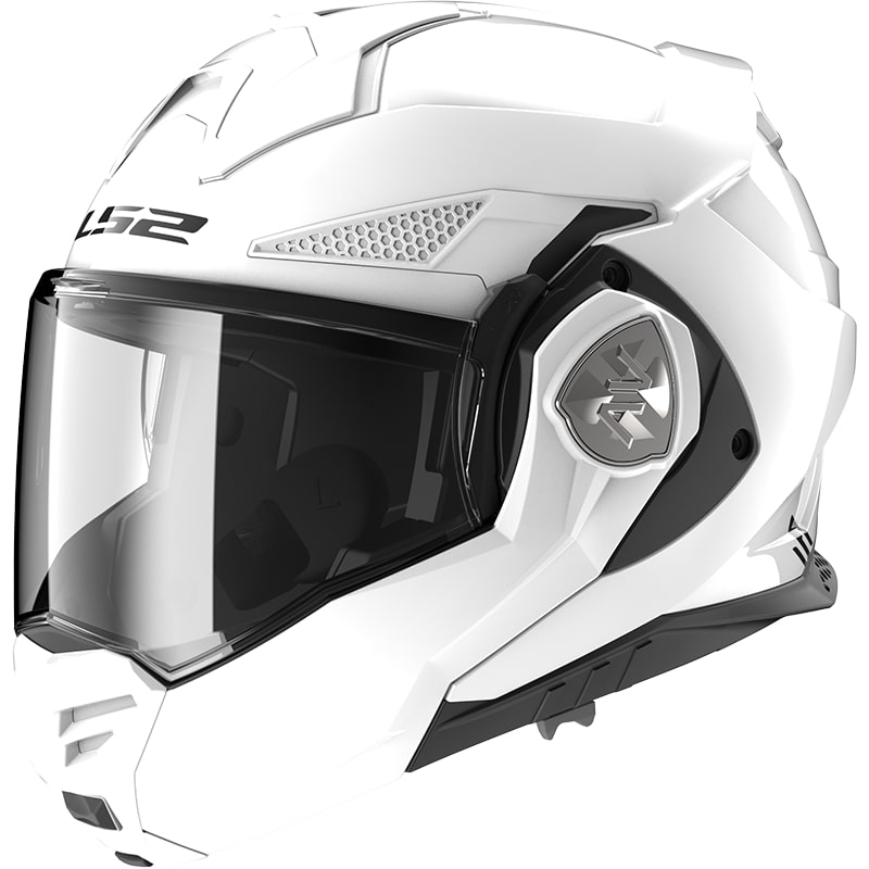 LS2 FF901 Advant X Solid hátrahajtható állú bukósisak fehér