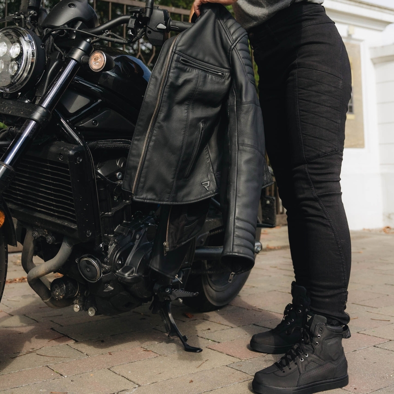 Rebelhorn Ash női motoros farmer  fekete kiárusítás